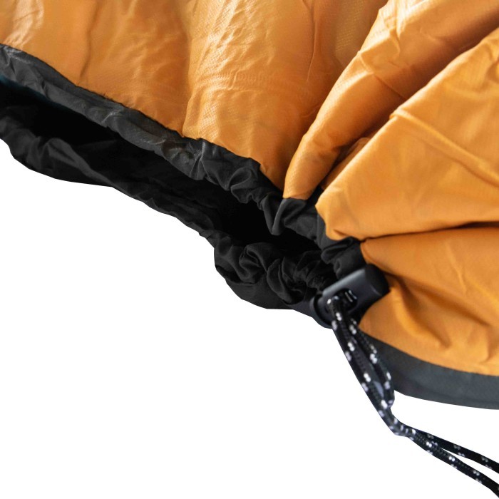 Спальний мішок Tramp Airy Light ковдра з капюш лівий yellow/grey 190/80 UTRS-056, укр, укр