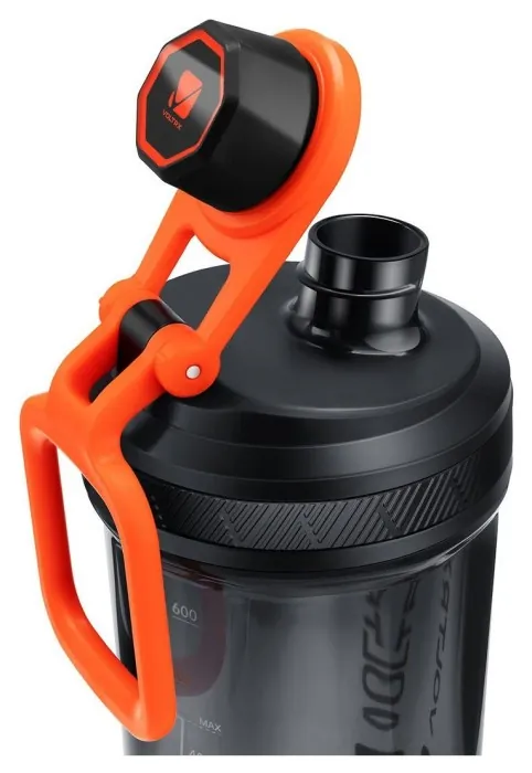 Шейкер спортивний електричний VOLTRX Gallium 700 мл. Tritan Orange