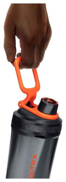 Шейкер спортивний електричний VOLTRX Gallium 700 мл. Tritan Orange