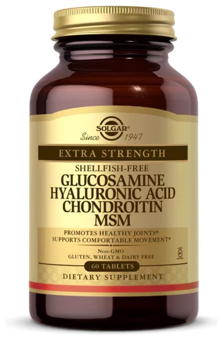 Glucosamine Hyaluronic Acid Chondroitin MSM - 60 tabs (Пошкоджена етикетка)
