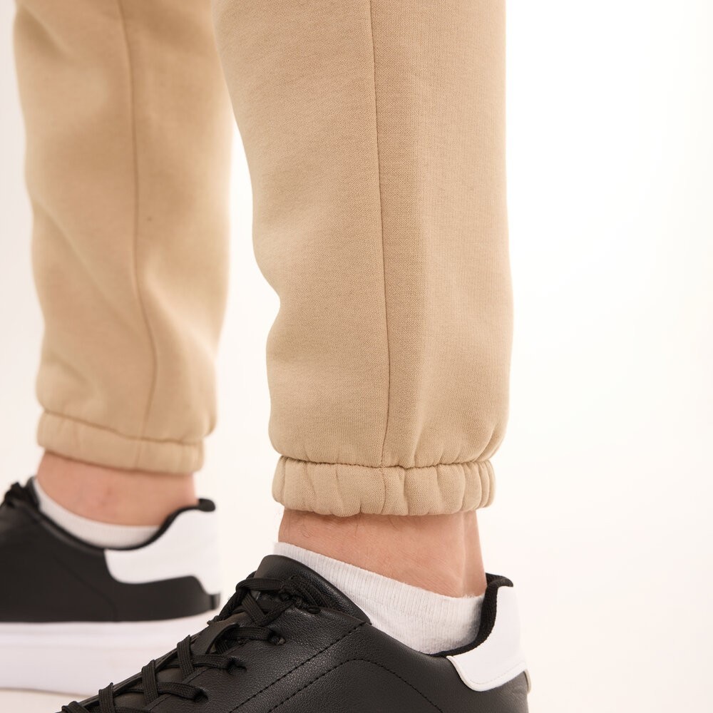 Чоловічі штани джогери з кишенями пісочні Pobedov 007 ЗИМА, укр, укр