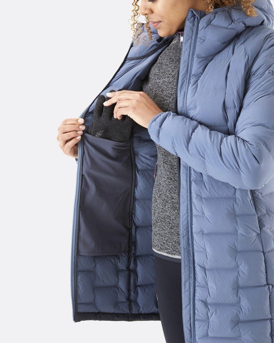 Куртка-парка женская зимняя Rab Cubit Stretch Down Parka W Ebony, S
