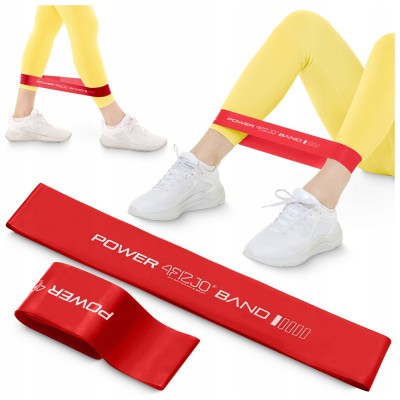 Резинка для фітнесу 4FIZJO Mini Power Band 0.4 мм 1-3 кг Red (P-5907739310361)