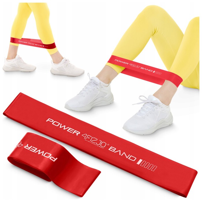 Резинка для фітнесу 4FIZJO Mini Power Band 0.4 мм 1-3 кг Red (P-5907739310361)