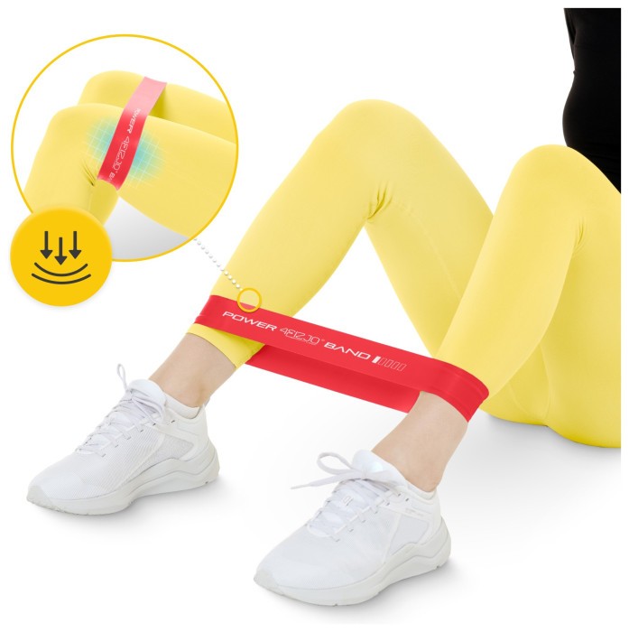 Резинка для фітнесу 4FIZJO Mini Power Band 0.4 мм 1-3 кг Red (P-5907739310361)