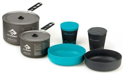 Набор посуды Alpha Cookset 2.2 от Sea To Summit, Pacific Blue/Grey