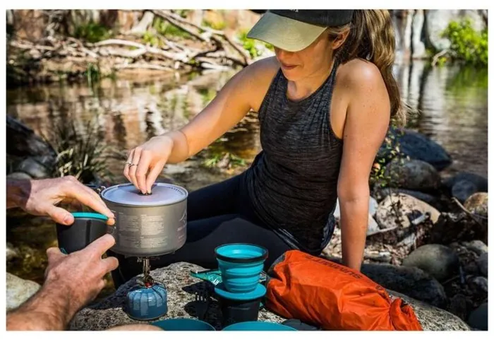 Набор посуды Alpha Cookset 2.2 от Sea To Summit, Pacific Blue/Grey