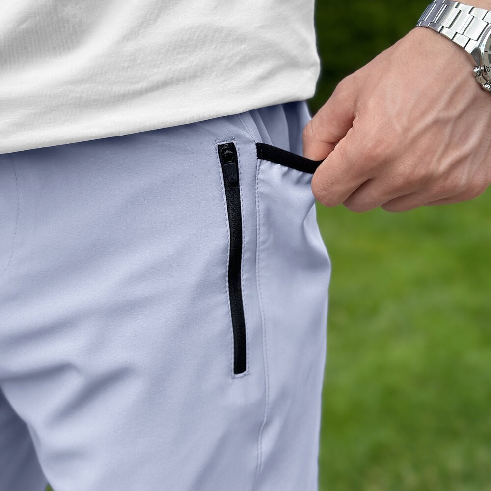 Чоловічі шорти прямого крою сірі Pobedov Vil'nyy