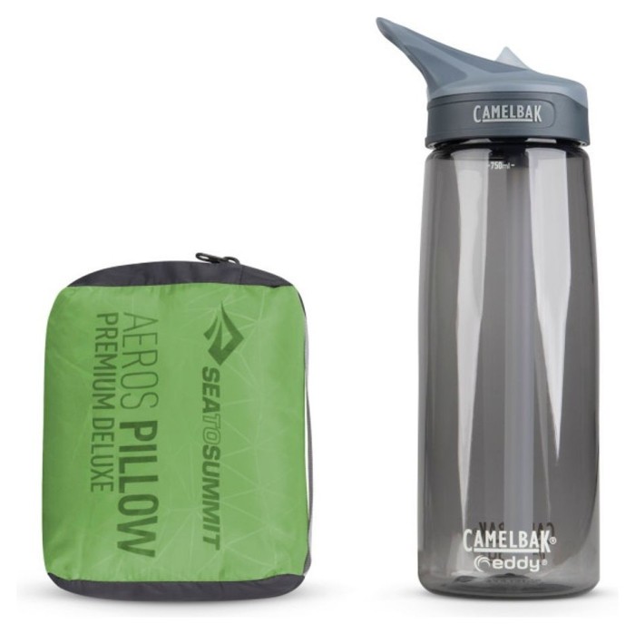 Подушка надувная Sea to Summit Aeros Premium Pillow Deluxe, 14х56х36см, Lime