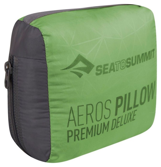 Подушка надувная Sea to Summit Aeros Premium Pillow Deluxe, 14х56х36см, Lime