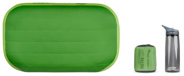 Подушка надувная Sea to Summit Aeros Premium Pillow Deluxe, 14х56х36см, Lime
