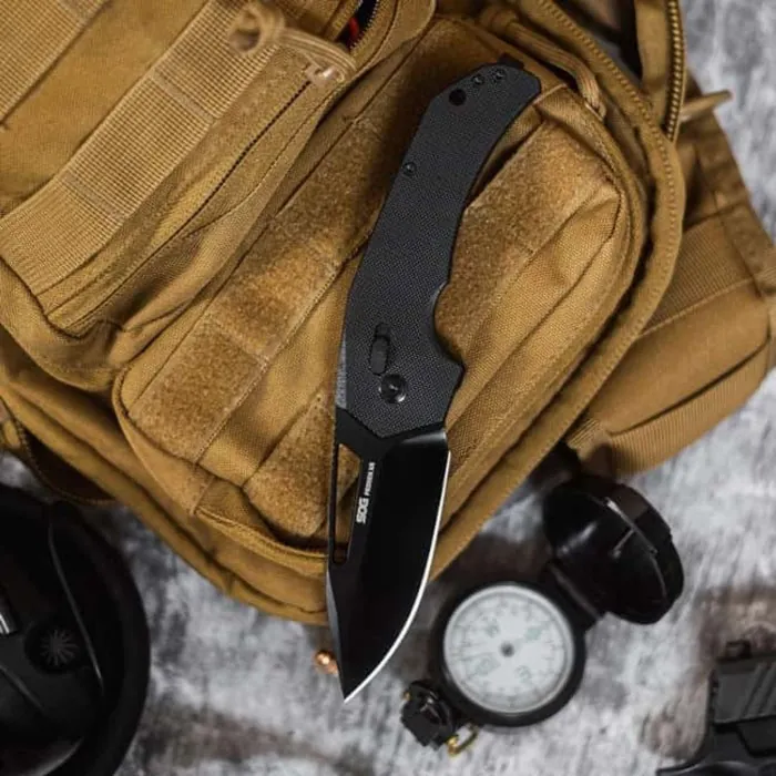 Ніж складаний SOG x Mikkel Collaboration Prohen XR, Black