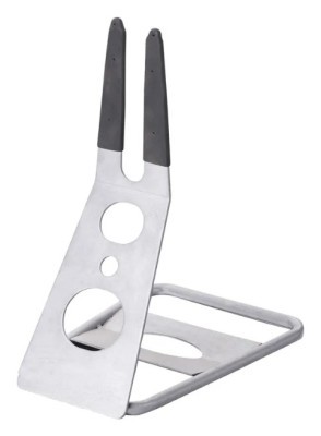 Стойка для велосипеда (подставка под ось колеса) KL-BS02 (серебро.)