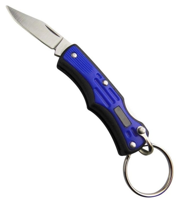 Munkees 2524 брелок-ніж Folding Knife III blue, укр, укр