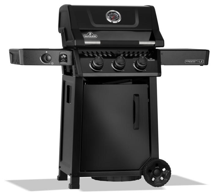Газовый гриль Napoleon Freestyle 365 с боковой горелкой черный F365DSBPK-1-UA