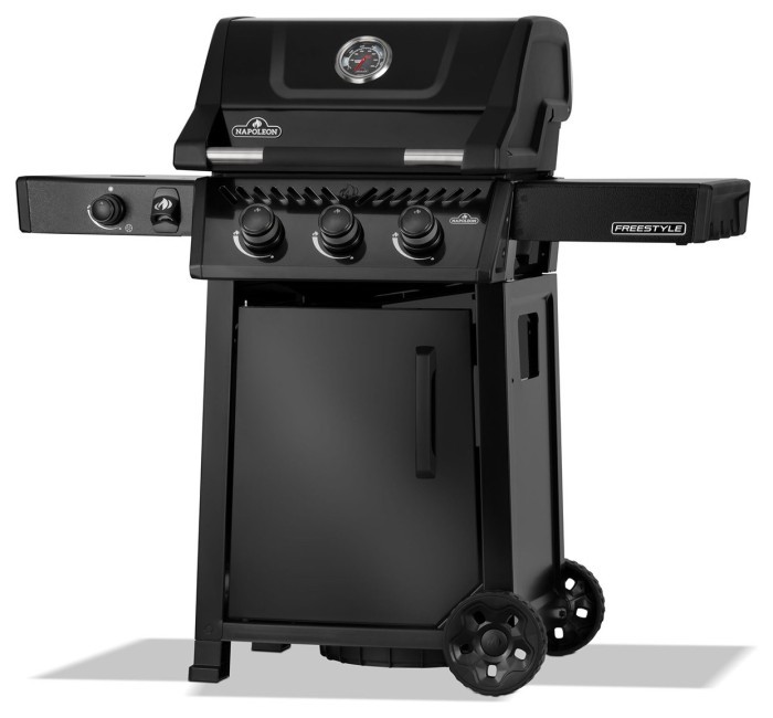 Газовый гриль Napoleon Freestyle 365 с боковой горелкой черный F365DSBPK-1-UA