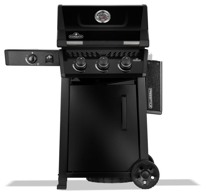 Газовый гриль Napoleon Freestyle 365 с боковой горелкой черный F365DSBPK-1-UA