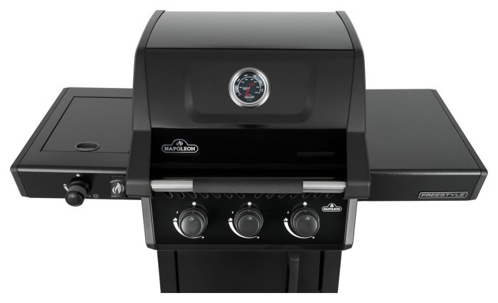 Газовый гриль Napoleon Freestyle 365 с боковой горелкой черный F365DSBPK-1-UA