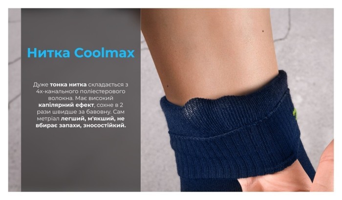 Носки водонепроницаемые Dexshell Ultra Thin Crew NL, p-p М, синие