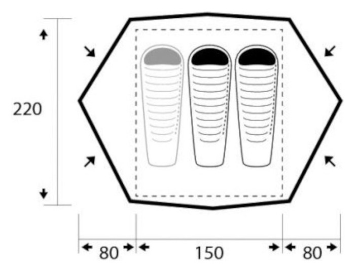 Палатка Trimm Frontier D