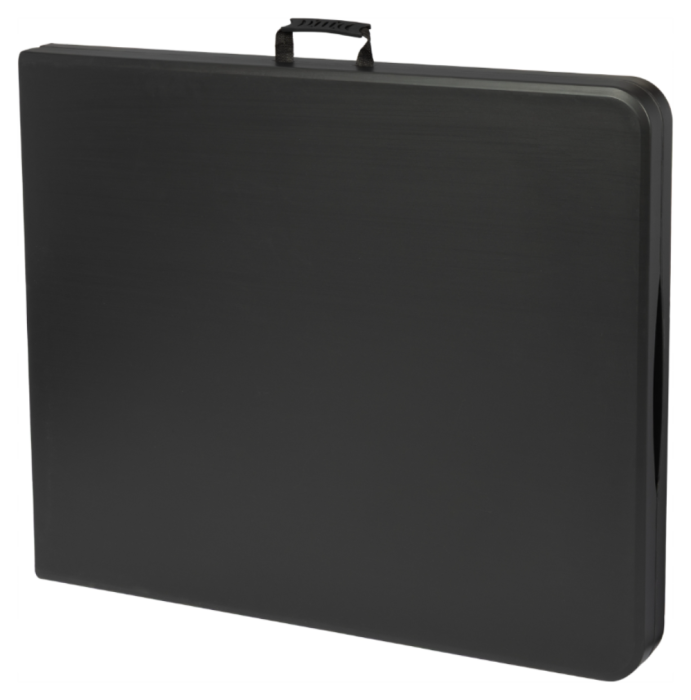 Розкладний стіл для кейтерингу FunFit 180x74 x 4 см Чорний (4900)