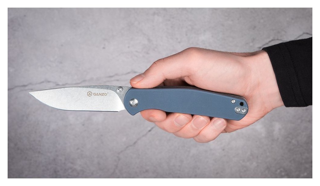 Нож складной Ganzo G6804 серый