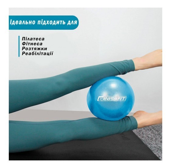Мяч для пилатеса EasyFit 20 см синий