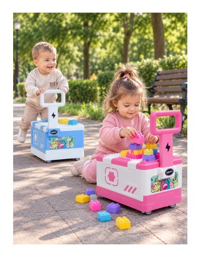 Дитяча каталка Happy Blocks НW068