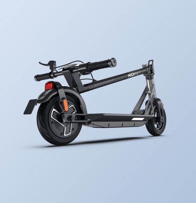 Електросамокат NIU KQi Air Carbon + Magnesium UltraLight Black 9,5", 350(700)W, 9,4Ah, 50km, 25km/h, 20%, App, 11,9 kg