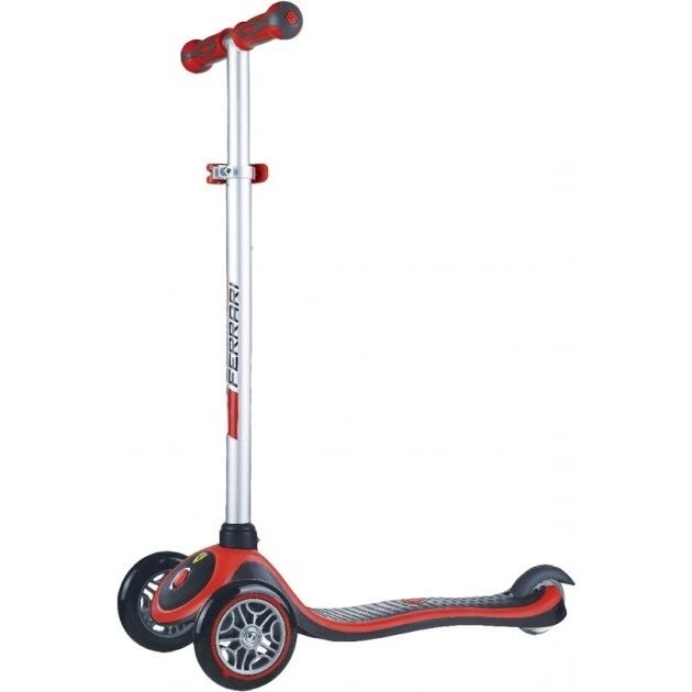 Самокат Globber серії Primo Plus Ferrari чорний, укр, укр