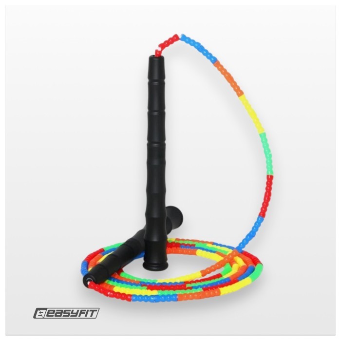 Бисерная скакалка EasyFit FreeRope 2,7м (мультиколор)