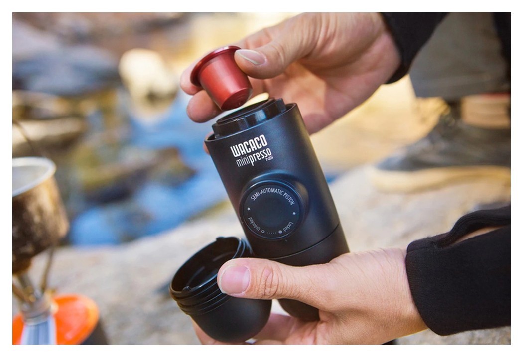 Портативная эспрессо-кофеварка Wacaco Minipresso NS, механическая, для капсул