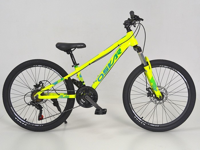 Велосипед Oskar 24"Cyber желтый неон 2026