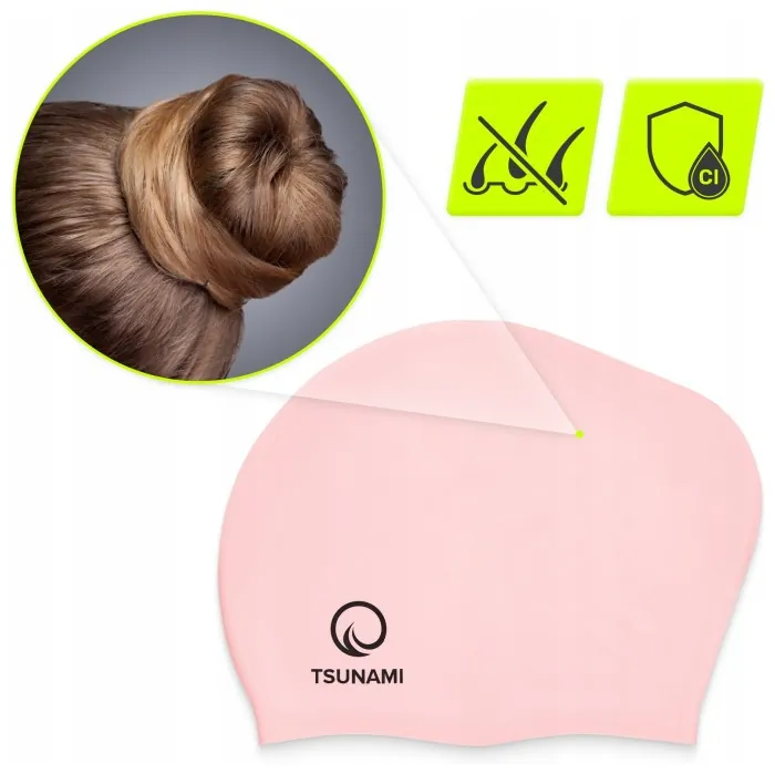Шапочка для плавания TSUNAMI Standard Pink (P-5905973401845)