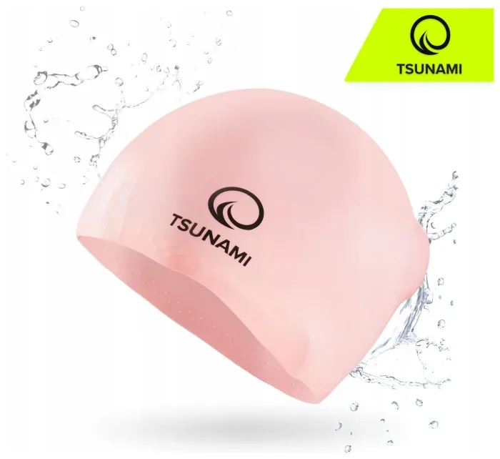 Шапочка для плавания TSUNAMI Standard Pink (P-5905973401845)