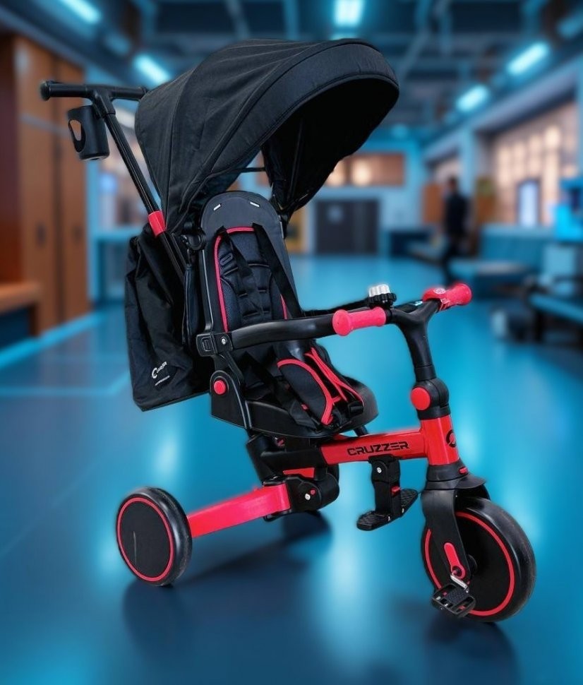 Биговел Tri-cycle 6in1 Cruiser Milano 002 red (Красный)