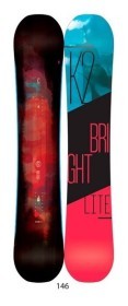Сноуборд K2 BRIGHT LITE 146 Black/Coral/Blue (11A0022)
