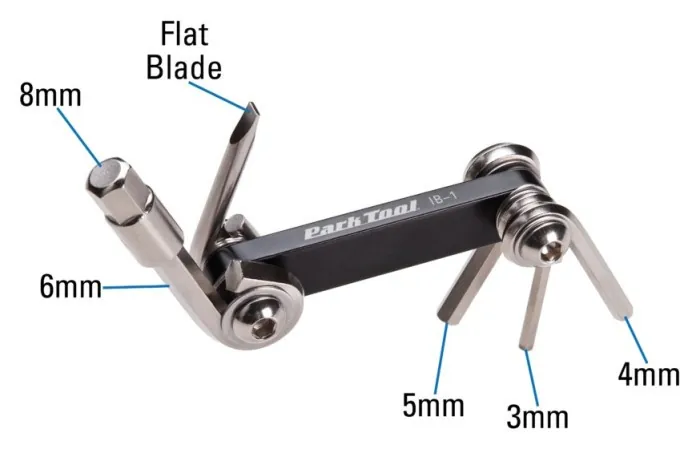 Мультитул Park Tool IB-1 I-Beam 3/4/5/6/8, викрутка