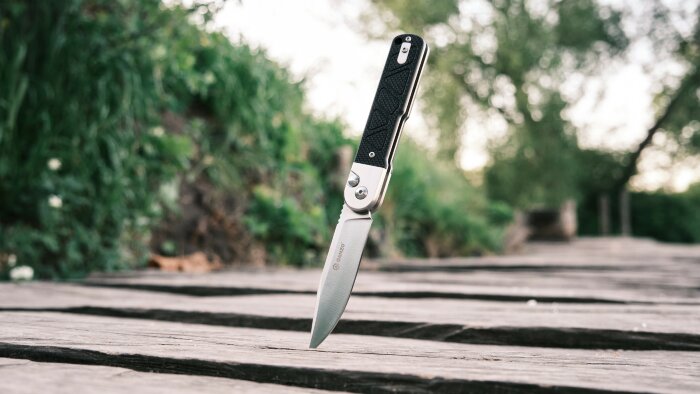 Ніж складаний Ganzo G767-BK чорний, укр, укр