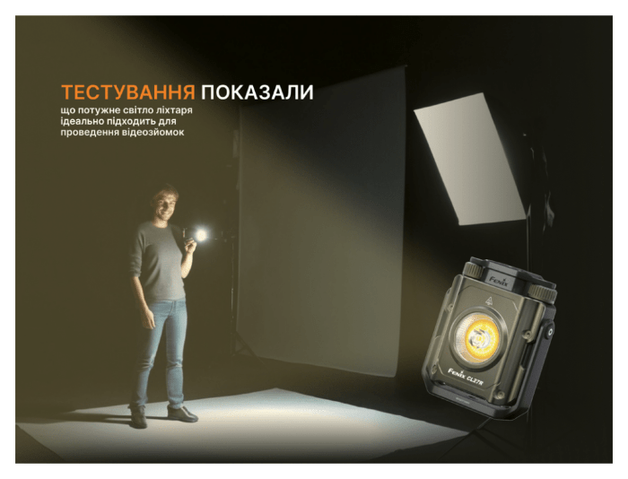 Ліхтар прожектор Fenix CL27R темно-блакитний, укр, укр