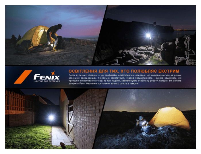 Ліхтар прожектор Fenix CL27R темно-блакитний, укр, укр