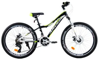 Велосипед Ardis 24 MTB AL "MANIK", Чорно-зелений