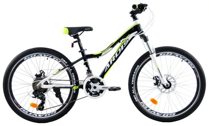 Велосипед Ardis 24 MTB AL "MANIK", Чорно-зелений