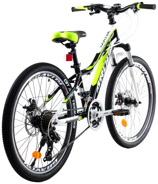 Велосипед Ardis 24 MTB AL "MANIK", Чорно-зелений
