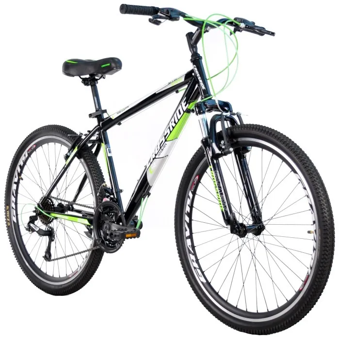 Велосипед CROSSRIDE 26 MTB ST "SHARK", Чорно-зелений