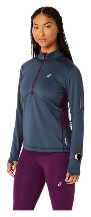 Лонгслив Asics (2012C860) WINTER RUN 1/2 ZIP MID LAYER 2024