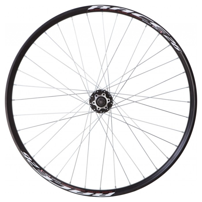 Колесо задн. VLT 24" под диск. обод двуст. AL 36H ED; Втулка ST SHUNFENG SF-H25R под трещину черн.