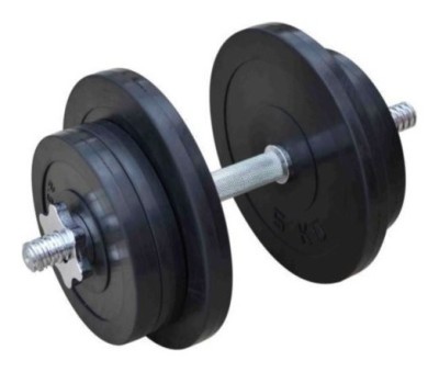 Разборная резиновая гантель 14 кг (RN_OD14)