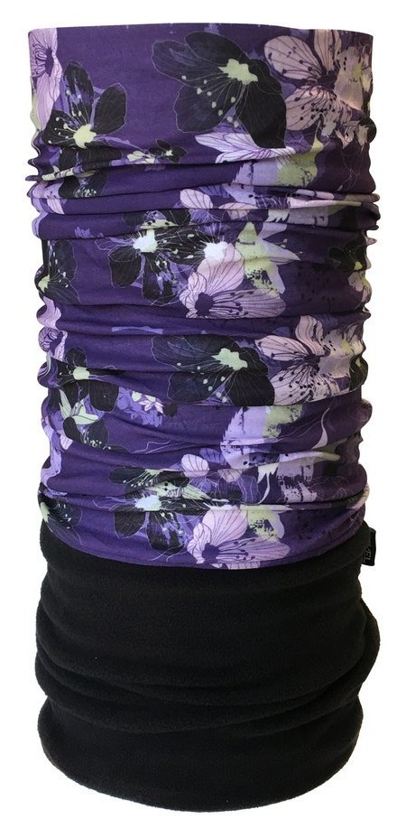 Бандана-бафф многофункциональная Level SAKKURA One size Black/violet (LSMS21U2M)