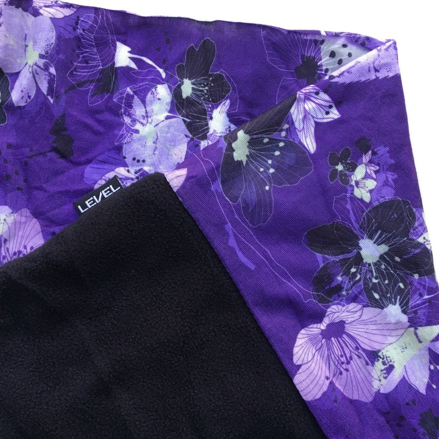Бандана-бафф многофункциональная Level SAKKURA One size Black/violet (LSMS21U2M)